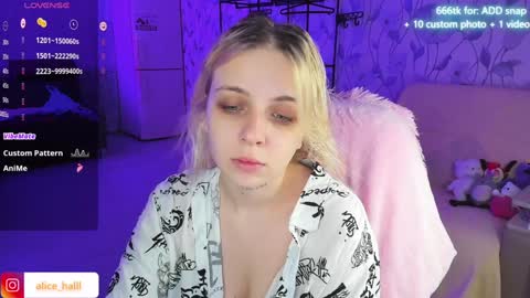 Snapshot of alice_halle chatting on December 6, 9:43 am alice_halle online show from December 6, 9:43 am
