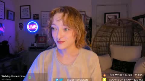 Beck the tongue online show from March 15, 3:30 am