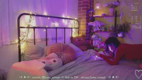   Im Nym  Justa nymph on twitter and IG online show from February 3, 2:32 am