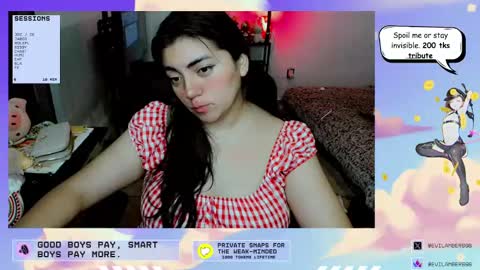 Snapshot of cuteambervi chatting on October 6, 1:11 am Princess Amber online show from October 6, 1:11 am