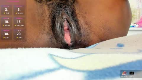 Ebony Prolapse online show from November 12, 9:13 pm