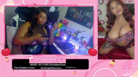 Goddess Cocoa online show from January 19, 8:10 am