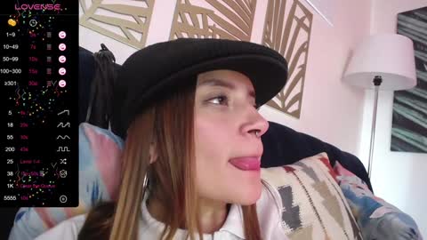 Snapshot of hat_girl chatting on January 24, 7:51 am Nicole online show from January 24, 7:51 am