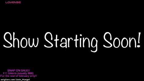 Jade Margot online show from February 15, 7:44 am