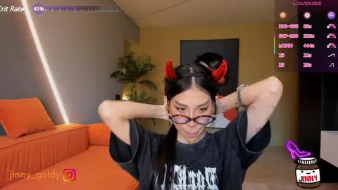 Snapshot of jinny_gold chatting on March 6, 3:13 am MY NEW INSTA jinny goldy online show from March 6, 3:13 am