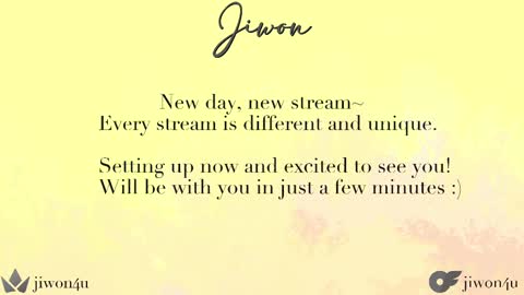 Snapshot of jiwon4u chatting on February 24, 12:14 pm Jiwon online show from February 24, 12:14 pm