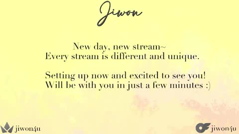 Snapshot of jiwon4u chatting on February 23, 9:59 am Jiwon online show from February 23, 9:59 am