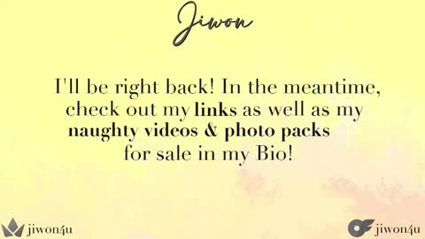 Snapshot of jiwon4u chatting on October 14, 1:19 am Jiwon online show from October 14, 1:19 am