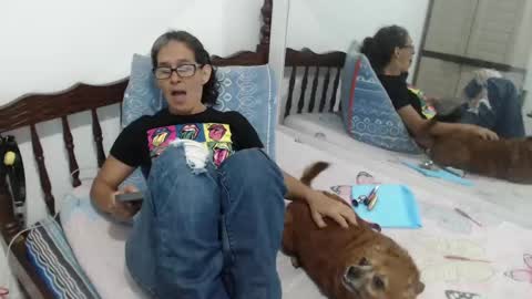 Snapshot of kattydirty144 chatting on January 4, 7:02 pm angel online show from January 4, 7:02 pm