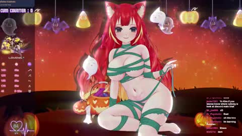 Snapshot of lewdfoxy_vt chatting on October 16, 3:36 pm Kira online show from October 16, 3:36 pm