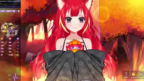 Snapshot of lewdfoxy_vt chatting on October 8, 2:43 pm Kira online show from October 8, 2:43 pm