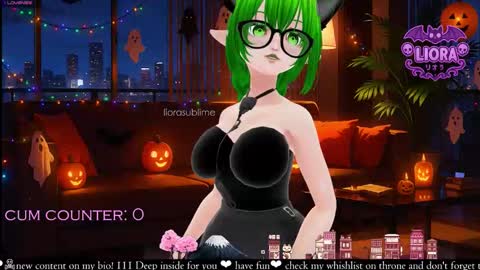Snapshot of liorasublime chatting on October 15, 11:57 am im Liora uwu online show from October 15, 11:57 am