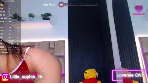 Snapshot of little__sophie18 chatting on March 4, 9:32 pm Sophie ---- connected from 1400 to 2100 Colombia time online show from March 4, 9:32 pm