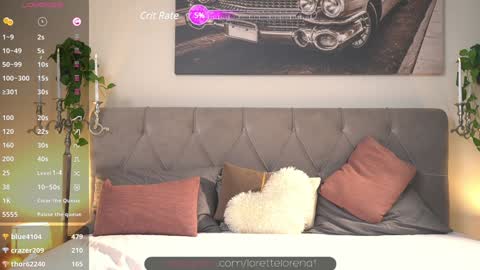 LoretteLorena online show from February 7, 8:20 pm