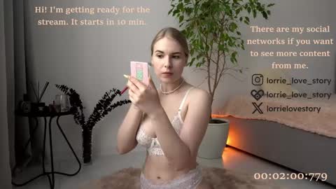 Lorrie online show from January 12, 3:14 pm