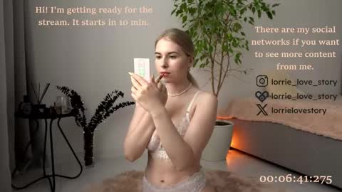 Lorrie online show from January 31, 3:22 pm