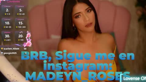 madelyn roses online show from December 4, 11:27 pm