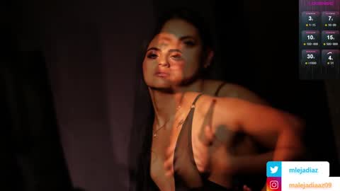 Snapshot of malejadiaz_ chatting on January 21, 9:25 pm Maleja Diaz online show from January 21, 9:25 pm