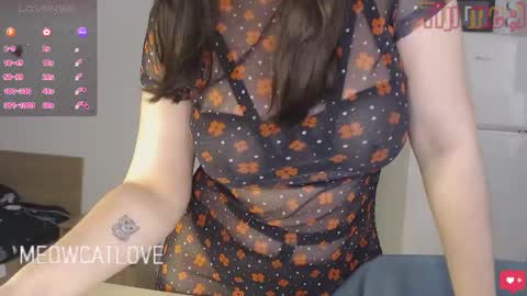 meowcatlove online show from December 22, 10:36 pm