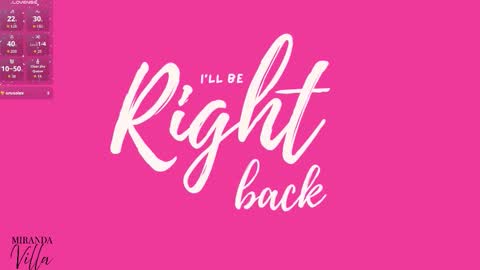 Miranda online show from February 5, 3:26 pm