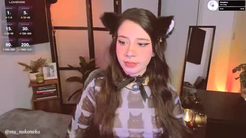 Snapshot of ms_nekoneko chatting on September 15, 10:06 pm schedule monday tuesday wednesday thursday - sunday online show from September 15, 10:06 pm