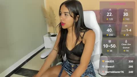 Snapshot of naugthy_skinny chatting on October 2, 6:24 pm Angela online show from October 2, 6:24 pm