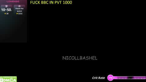 Snapshot of nicollbashel chatting on October 2, 8:08 am Nicoll Independent model online show from October 2, 8:08 am