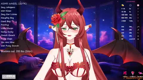 Snapshot of passionyx chatting on December 30, 2:20 am Succubus Nyx online show from December 30, 2:20 am