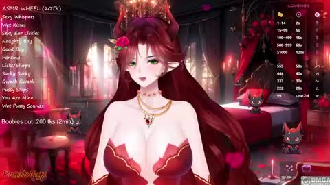 Snapshot of passionyx chatting on February 21, 4:29 am Succubus Nyx online show from February 21, 4:29 am