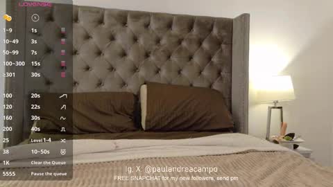 Paula Andrea online show from September 19, 7:29 am