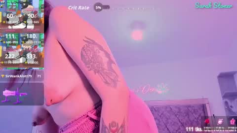 Snapshot of sarah_stoner chatting on October 3, 10:04 pm Loren online show from October 3, 10:04 pm