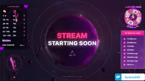 SeraLeeXXX online show from September 21, 9:02 pm