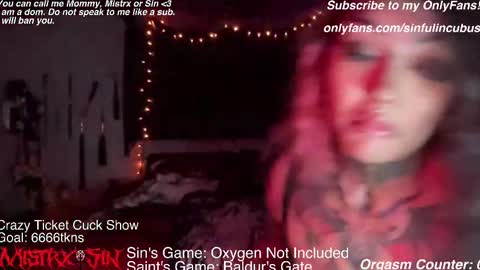 Mistrx Sin online show from February 23, 5:06 am