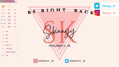 Snapshot of skinnyy_16 chatting on March 11, 5:35 am Skinny online show from March 11, 5:35 am