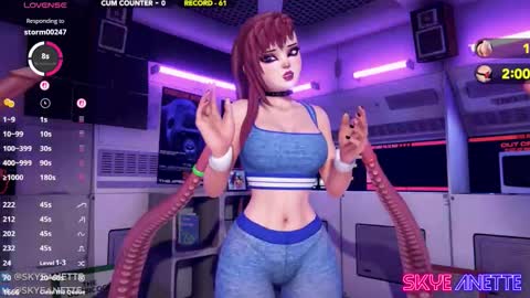 SkyeAnette online show from March 6, 2:17 am