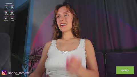 Snapshot of spring_forestx chatting on September 26, 3:53 pm Lilly online Monday - Friday ask time in pm online show from September 26, 3:53 pm