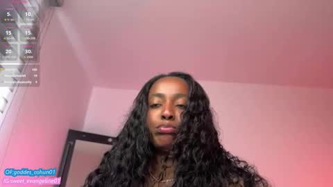 Snapshot of sweer_oshun chatting on October 7, 3:16 pm Evangeline online show from October 7, 3:16 pm