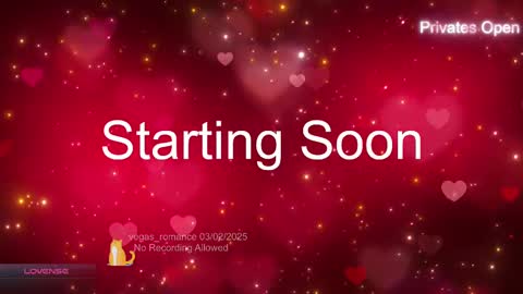 Snapshot of vegas_romance chatting on March 3, 2:22 am vegas_romance online show from March 3, 2:22 am