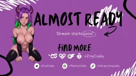 Ziny Cosky online show from October 8, 2:27 am