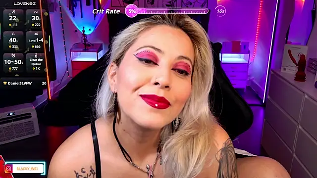 blackwidow s1 online show from July 15, 1:38 pm