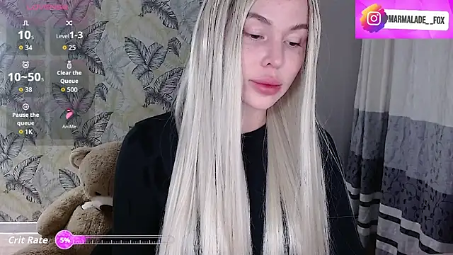 Snapshot of Marmalade_Fox chatting on November 5, 4:23 pm Marmalade Fox online show from November 5, 4:23 pm