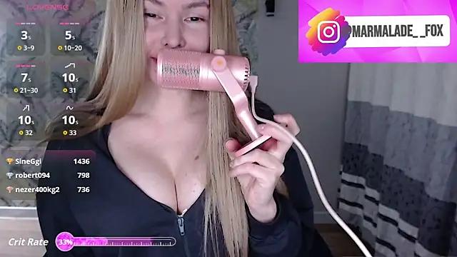 Marmalade Fox online show from April 7, 3:58 pm