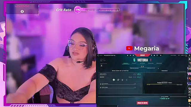 MegariaB online show from January 9, 4:39 am