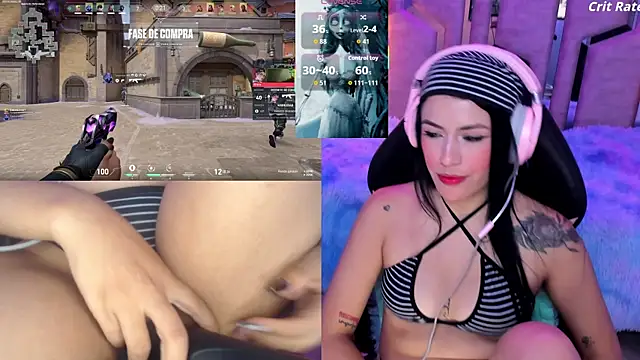Snapshot of ValentinaGames chatting on October 16, 5:10 am ValentinaGames online show from October 16, 5:10 am