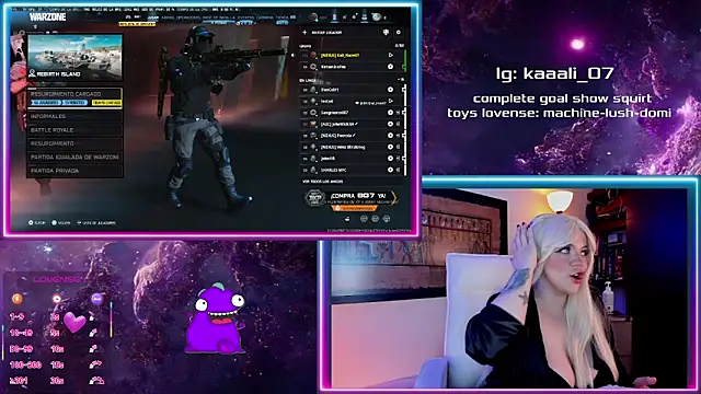 Irinaa Scarlett online show from February 10, 2:03 am