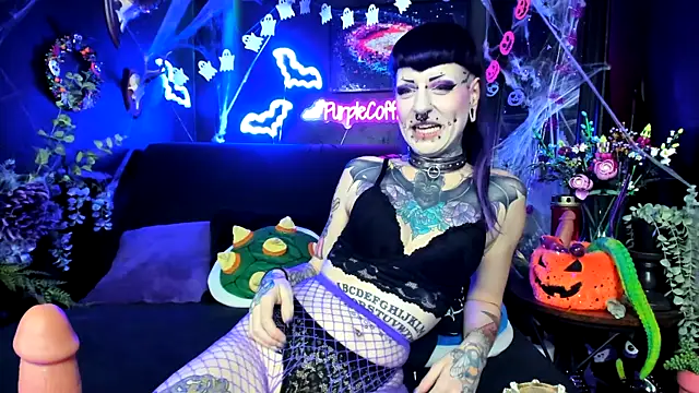Purple Coffin666 online show from November 27, 8:45 pm