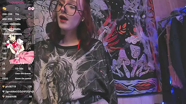 kissthasky online show from November 11, 6:16 pm