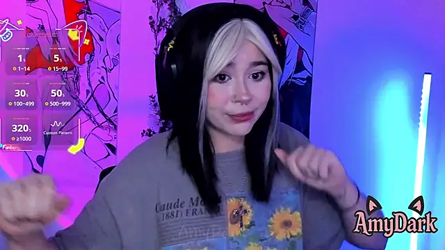  AmyDark online show from April 9, 11:59 am