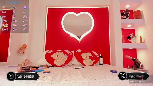 TabyJhonson online show from October 15, 2:41 pm