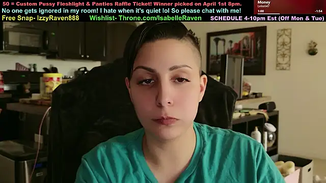 IsabelleRaven online show from March 19, 9:41 pm